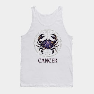 Cancer Zodiac Sign Tank Top